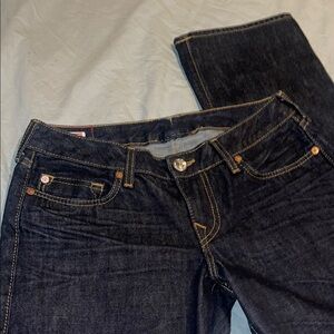 True Religion Blue Straight Leg Jeans Classic Denim